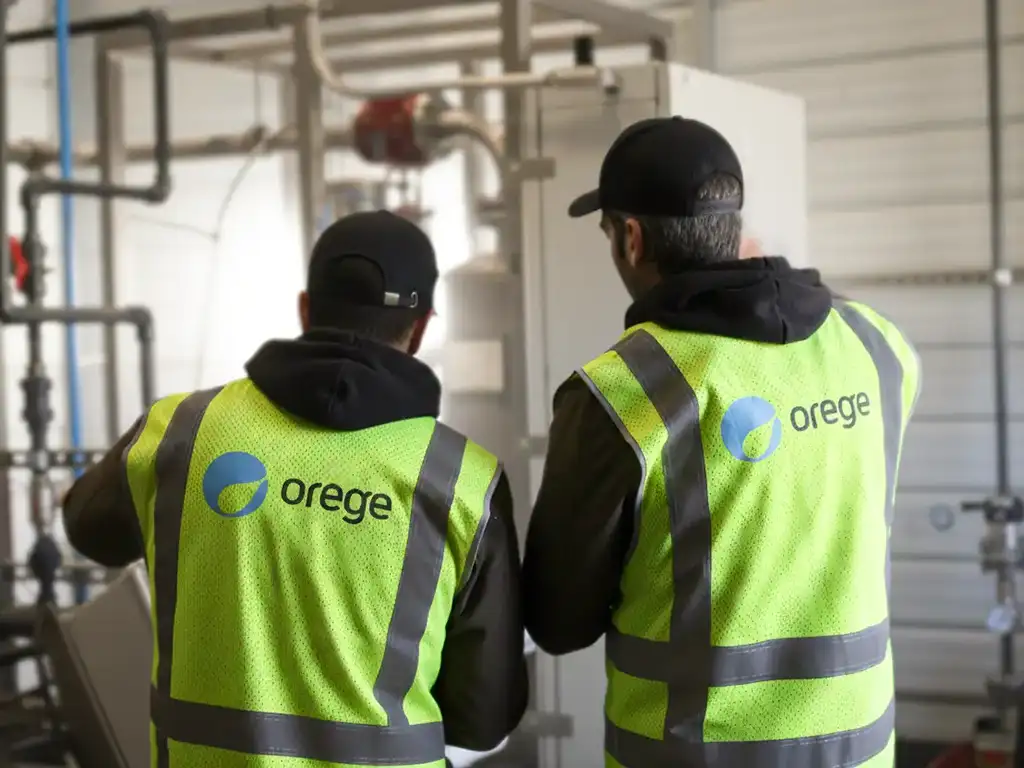 On-site wastewater service and process analysis team