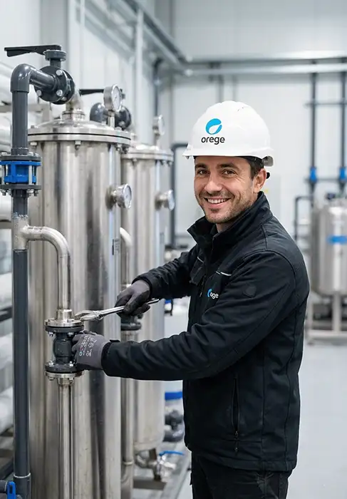 On-site operational support and training for wastewater treatment plants